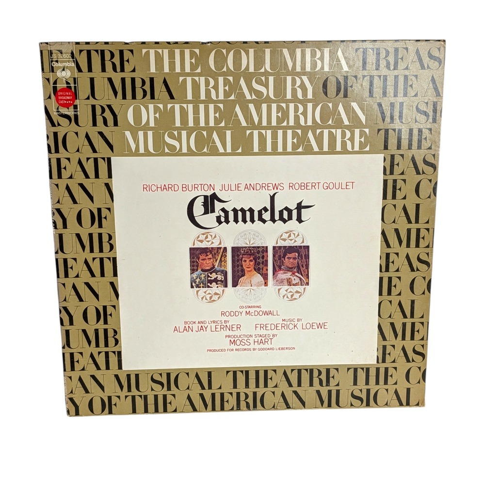 Camelot Original Broadway Cast Vinyl LP Richard Burton American Musical‎ Theatre